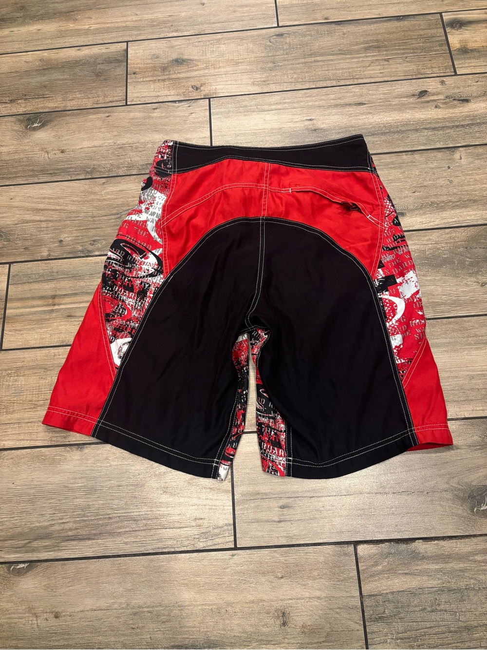 Vintage Y2K Sideout Surfwear Abstract Graphic Boardshorts Size 30W 11 Inseam